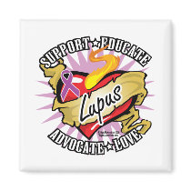 Lupus Classic Heart magnets