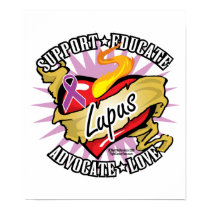 Lupus Classic Heart posters