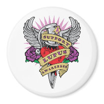 Lupus Dagger Refrigerator Magnet