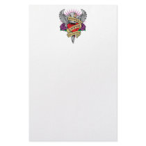 Lupus Dagger Personalized Stationery