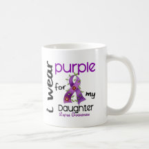 Lupus I WEAR PURPLE FOR MY DAUGHTER 43 Coffee Mugs