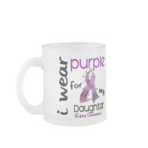 Lupus I WEAR PURPLE FOR MY DAUGHTER 43 Mugs