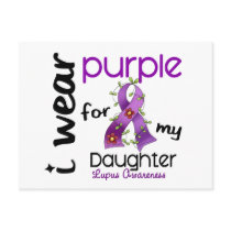 Lupus I WEAR PURPLE FOR MY DAUGHTER 43