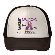 Lupus I WEAR PURPLE FOR MY NIECE 43 Trucker Hats