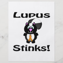 Lupus Stinks Skunk Awareness Design Personalized Flyer