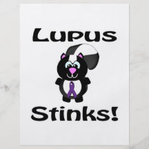 Lupus Stinks Skunk Purple Awareness Design Full Colour Flyer