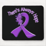Lupus There's Always Hope Floral Mouse Pads