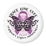 Lupus Tribal Butterfly Refrigerator Magnets
