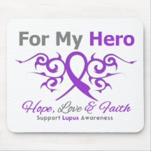 Lupus Tribal Ribbon Hero Mousepads