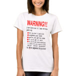 Lupus Warning Tees t-shirts