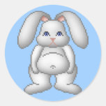 Lura Critter Jelly Bunny 2 Round Sticker