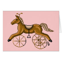 Lura's Horse Trike Note Card