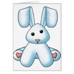 Lura's Stuffed Bunny 5 Greeting Card
