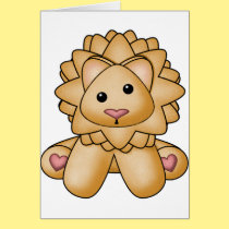 Lura's Stuffed Lion cards