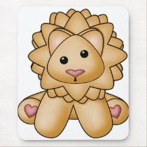 Lura's Stuffed Lion mousepads
