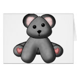 Lura's Stuffed Teddy 6 Greeting Card
