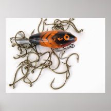 Lure and Hooks Posters