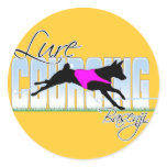 Lure Coursing Basenji stickers