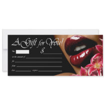 Luscious Lips Beauty Spa Gift Certificate