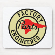 L'usine vintage de Pontiac partie le signe Tapis De Souris