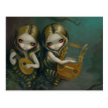 "Lute and Lyre" Postcard postcards