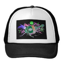 Lute and Plants, Pink inversion Hat