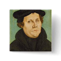 Luther as Professor, 1529 Button