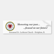 Luther's Rose Bumper Sticker