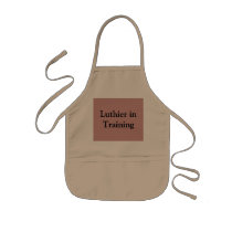 Luthier in Training, Children's Shop Apron