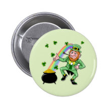 Lutin chanceux badge
