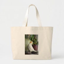 Lutino Cockatiel Bags