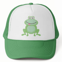 Luttle Green Frog Mesh Hat