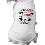 LUV MY Your Dog's Name T Shirt Doggie Shirt