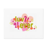 luv u 4ever postcards