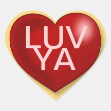 Luv Ya Stickers
