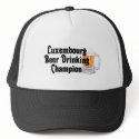 Luxembourg Beer Drinking Champion hats