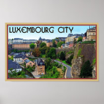 Luxembourg City Posters