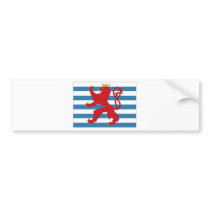 Luxembourg Civil Ensign Bumper Stickers