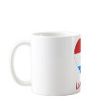 Luxembourg Flag Heart mugs