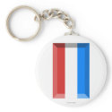 Luxembourg Flag Jewel keychains