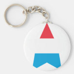 Luxembourg Star Keychain