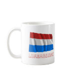 Luxembourg Waving Flag with Name Mug