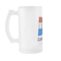 Luxembourg Waving Flag with Name mugs