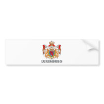 Luxemburg Coat of Arms Bumper Stickers
