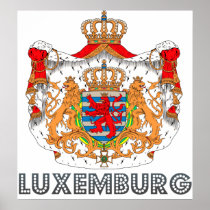 Luxemburg Coat of Arms Posters