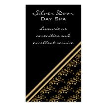Luxurious Glam Business Card, Golden Beige