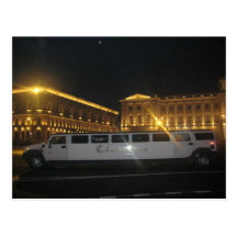 Luxurious limousine post cards