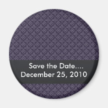 luxurious purple pattern on rough dark purple back magnet