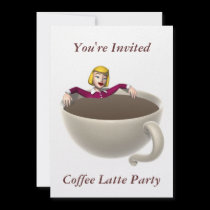 Luxury Coffee Invitation Coffee Lovers Delight invitations