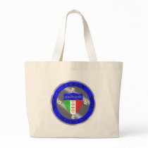 Luxury Italian Soccer world champions logo Canvas Bags